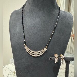 Gorgeous Diamond mangalsutra set